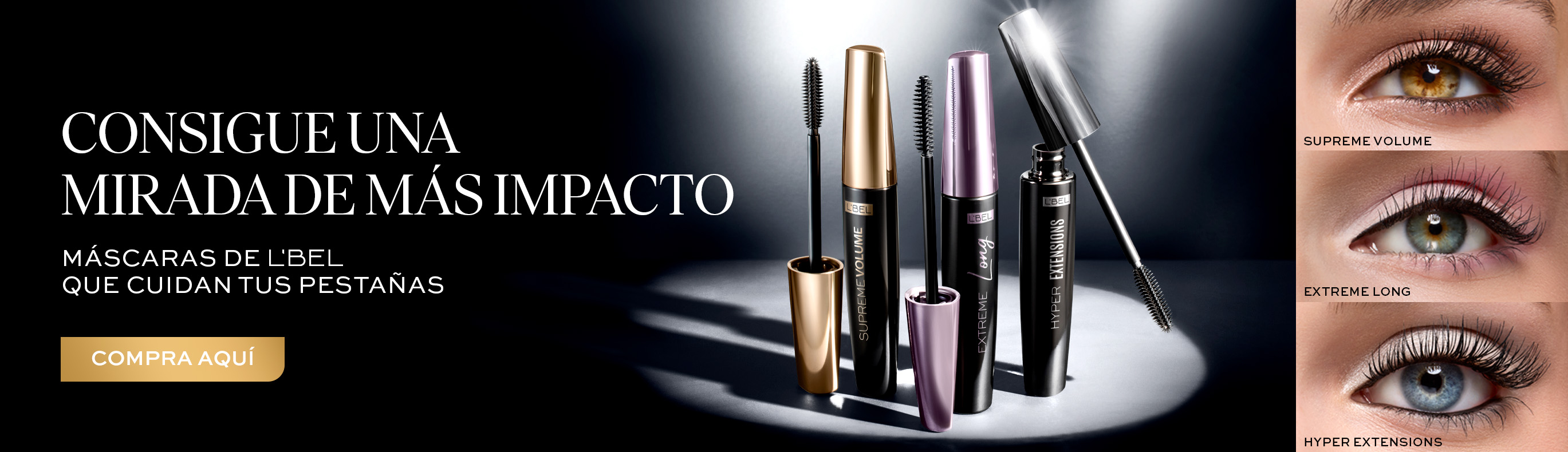 Máscaras de L´bel que cuidan tus pestañas