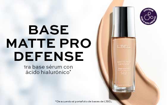 Base de maquillaje con ácido hialurónico Matte Pro Defense